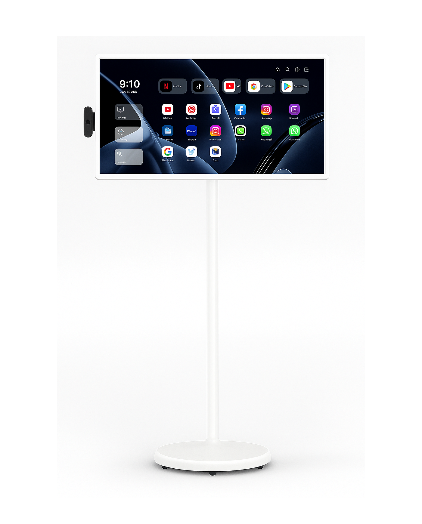 Taktik Smart Floor Display – 21.5”, 27”, 32” | Rotatable Android Touch Screen with Battery, Wi-Fi & HD Display