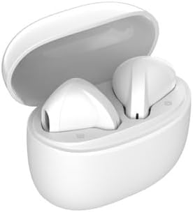 OT201 TWS True Wireless Earbuds – Bluetooth 5.3, Touch Controls, ANC, Clear Mic, 7‑Hour Playtime – Compatible with Android & iPhones – White