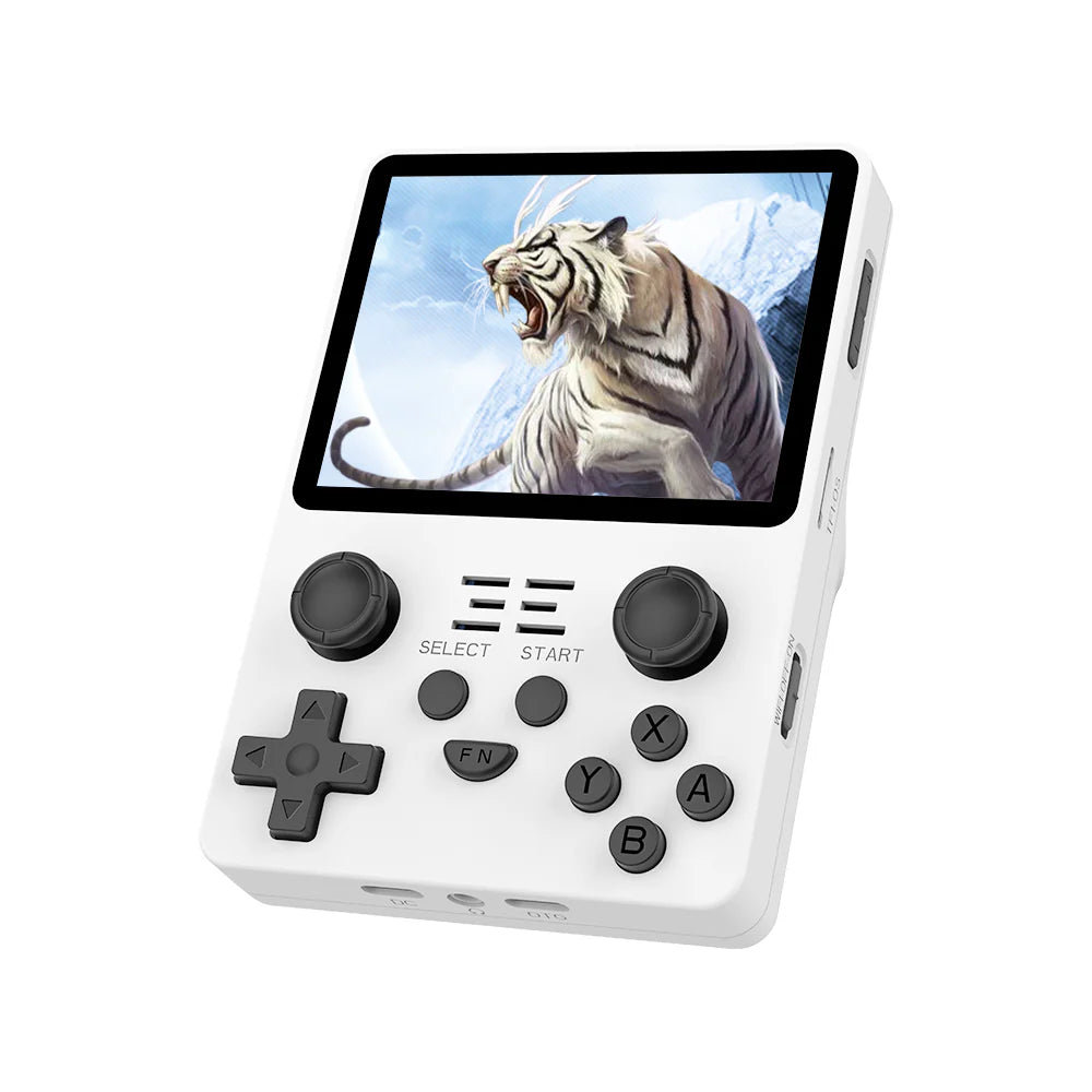 Powkiddy RGB20S Retro Handheld Game Console โ 3.5โ IPS Display, RK3326 Quad-Core, 3500mAh Battery, Open-Source Linux, Dual Joysticks โ Up to 256GB Support