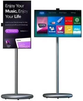 Taktik Smart Floor Display – 21.5”, 27”, 32” | Rotatable Android Touch Screen with Battery, Wi-Fi & HD Display