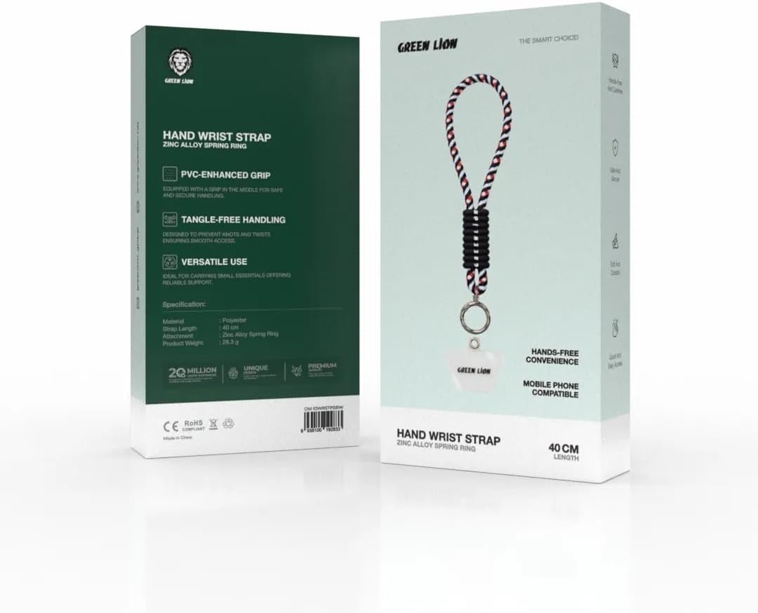 Green Lion Hand Wrist Strap designed in fashion, function,hands-free convenience,