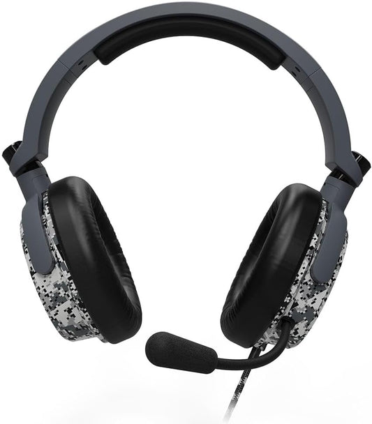 4Gamers C6-100 Gaming Headset for Xbox, PS4, Switch, PC, Mobile & Tablet – blue Camo