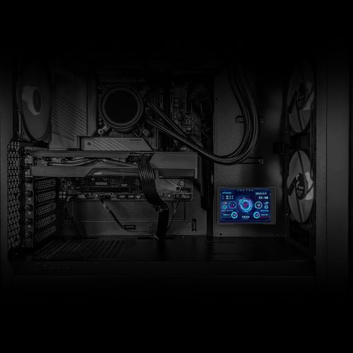 Porodo Gaming 3.5" Mini Smart PC Health Monitoring Screen – Plug & Play Performance Display