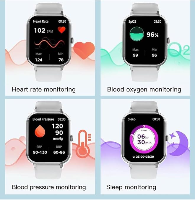 Modio MC68 Series 10 Smartwatch 2.2 Inch Large Screen Display With 3 Pair Straps and Charging Cable Designed for Ladies and Gents