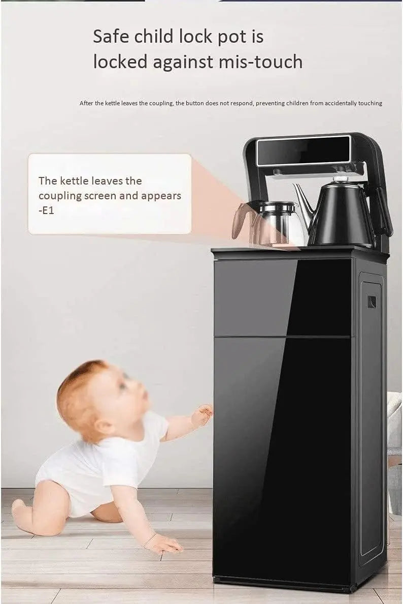 DENX Tea Bar Machine – 1350W Fast Boil Electric Hot Water Dispenser, Multi-Stage Temperature Control (50°C–100°C), Borosilicate Kettle, Desktop Tea & Coffee Station for Home/Office The Wonders Mart Trading™