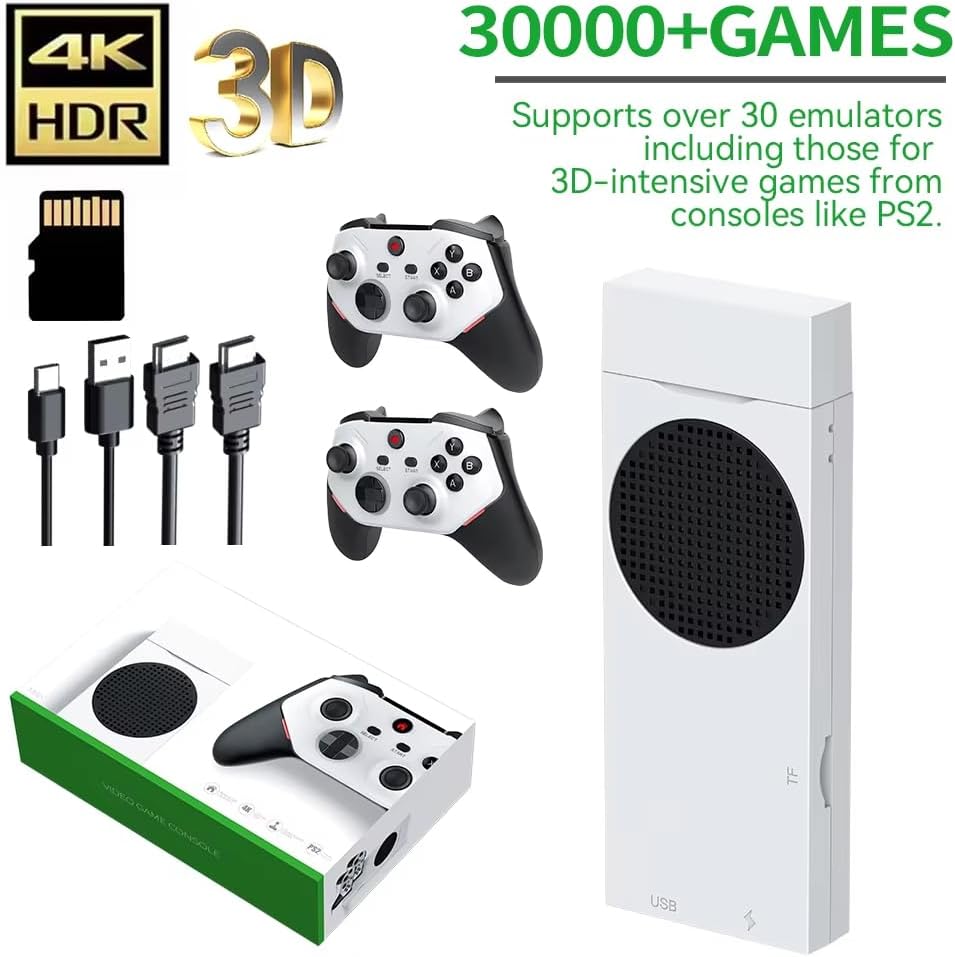 M88 Pro 128GB Retro Game Console – 4K/8K HD | 30,000+ Games | PS2, PSP, N64 | Wireless Controllers