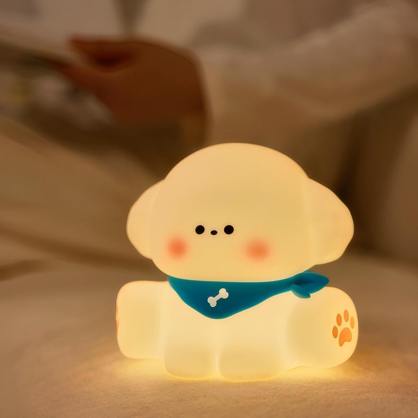 Kids Night Light 3 Light Modes, Dimmable with Timer, Touch Control, Silicone, USB Rechargeable. The Wonder Mart