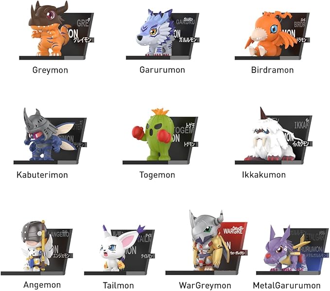 POP MART - Digimon Adventure Fridge Magnet Series Blind Box (Single Box)