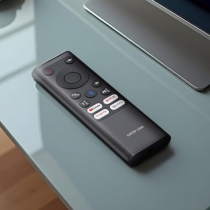 Green Lion Rechargeable Wireless Universal Remote for Samsung TVs Air Mouse & Keyboard (EN/AR), Voice Assistant, Compatible With Android TV Box, PC, Computer, Projector, Android/Windows/MacOS/Linux