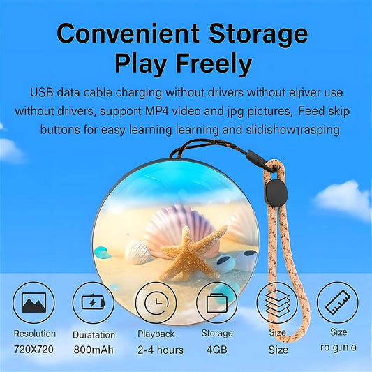 Crystal Ball Digital Video Display – Personalized 3D LED Memory Orb The Wonders Mart Trading™
