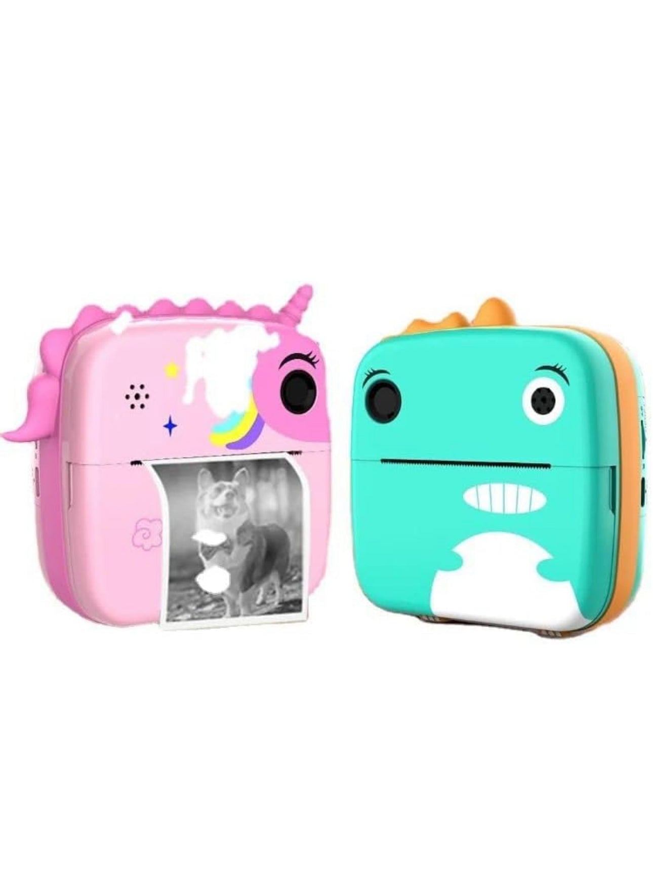 Children Digital Instant Print Camera for Kids, Birthday Gifts, Selfie Digital Camera, Videos, Portable Travel Camera Toy for Kids with Print Paper