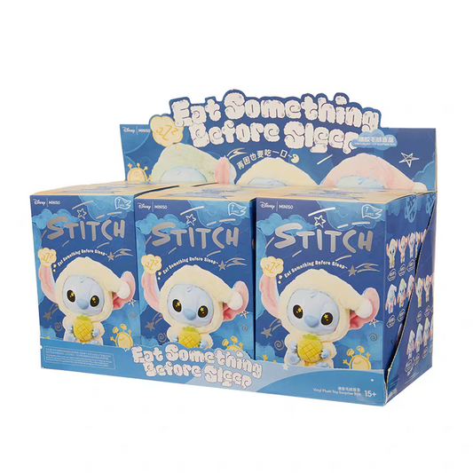 Miniso x Disney Stitch – “Eat Something Before Sleep” Blind Box Series