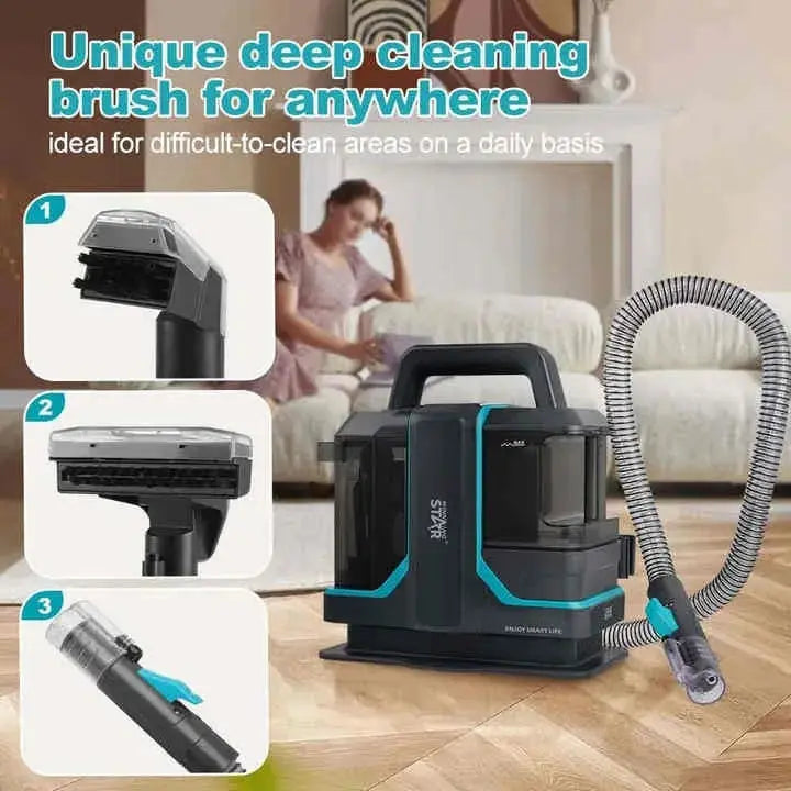 Winning Star Electric Portable Carpet & Sofa Cleaning Machine – 450W Wet & Dry Fabric Washer The Wonders Mart Trading™