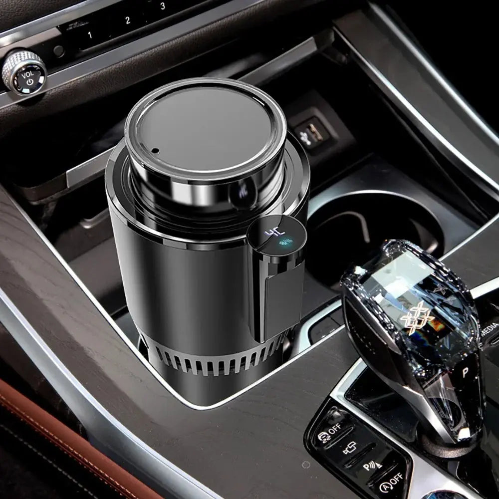 DENX Vehicle Cup Holder – Car Cup Cooler & Warmer | Instant Temperature Control, 12V DC Powered, Auto Heating & Cooling Mug Adapter The Wonder Mart