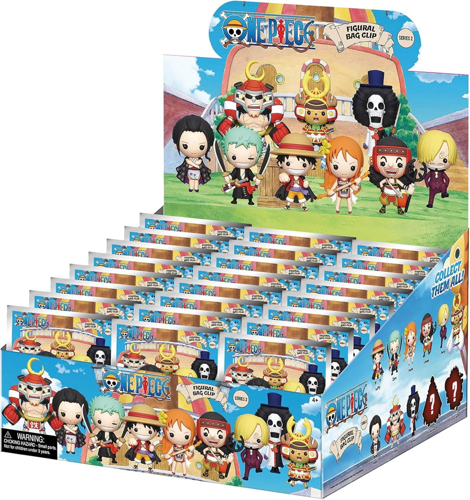 One Piece Series 1 bag clip counter display – one mystery bag supplied