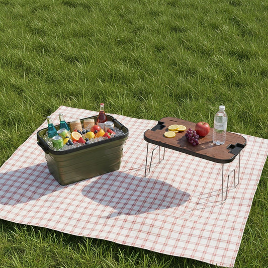 Green Lion Folding Basket with Built-In Table – 32L Portable Storage & Camping Basket (Green) The Wonders Mart Trading™