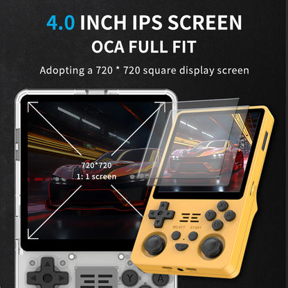 POWKIDDY RGB20SX – Retro Handheld Game Console | 4.0” 720x720 Vertical IPS | 5000mAh | Dual TF | 60Hz Smooth Emulation