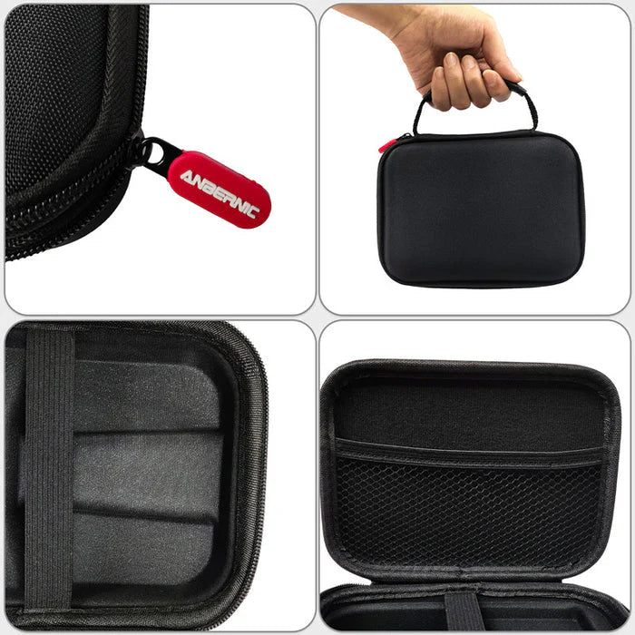 Retro Handheld Console Carrying Case – Protective Travel Organizer Bag for RG Series & More