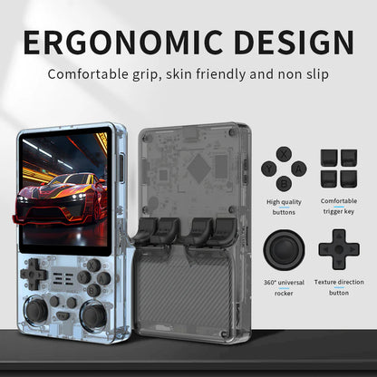 POWKIDDY RGB20SX – Retro Handheld Game Console | 4.0” 720x720 Vertical IPS | 5000mAh | Dual TF | 60Hz Smooth Emulation