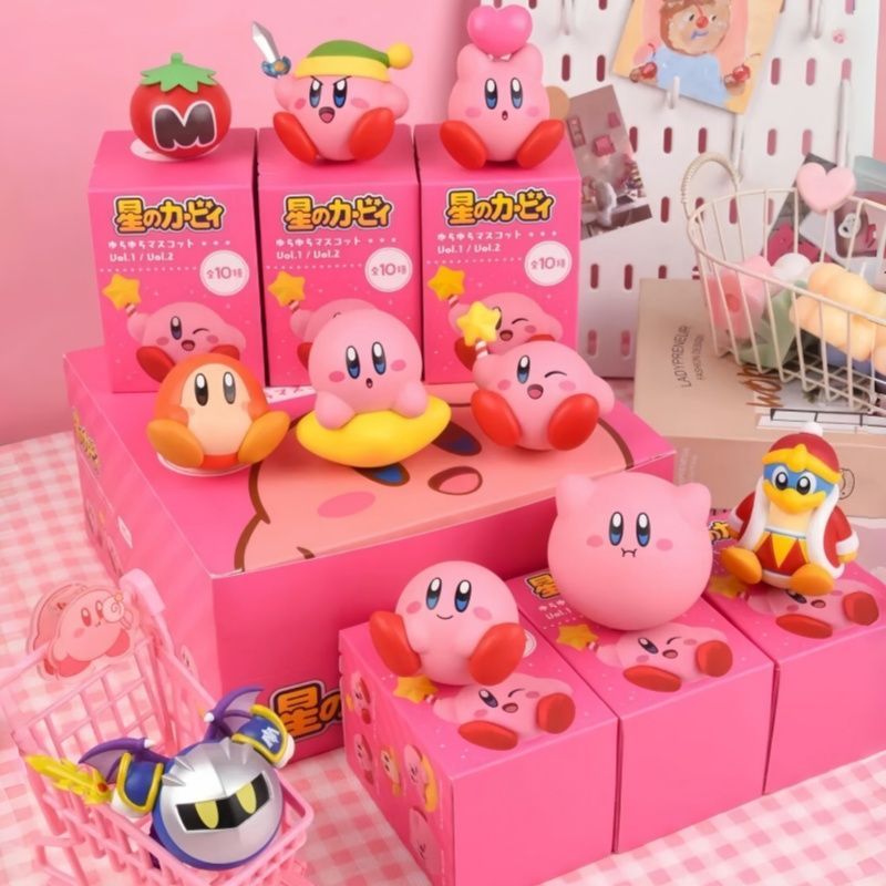 Kirby of the Stars Yura Yura Mascot Blind Box – Series 1 / 2 | Japanese Collectible (Single Box) The Wonders Mart Trading™