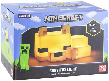 Paladone Minecraft Fox Light – Pixel Baby Fox LED Night Light Gaming Room Decor The Wonders Mart Trading™
