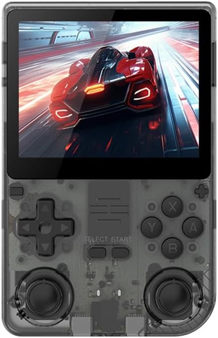 Powkiddy V20 Retro Handheld Game Console - 3.5" IPS Screen, Quad-Core CPU, 5000mAh Battery, Dual TF Slots, 10-Hour Playtime, Open-Source System