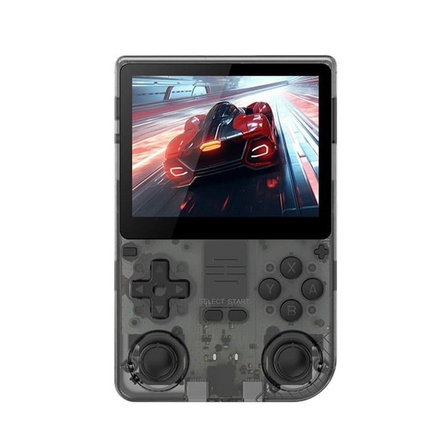 Powkiddy V20 Retro Handheld Game Console - 3.5" IPS Screen, Quad-Core CPU, 5000mAh Battery, Dual TF Slots, 10-Hour Playtime, Open-Source System