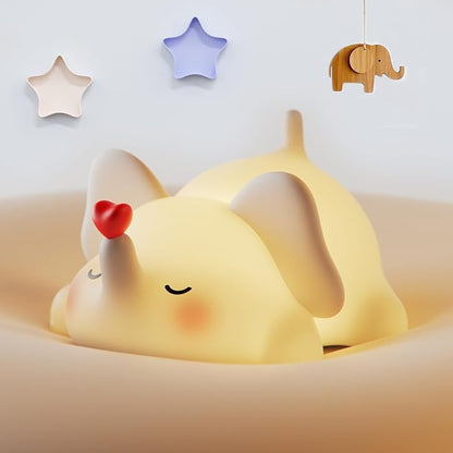 Kids Night Light 3 Light Modes, Dimmable with Timer, Touch Control, Silicone, USB Rechargeable. The Wonder Mart