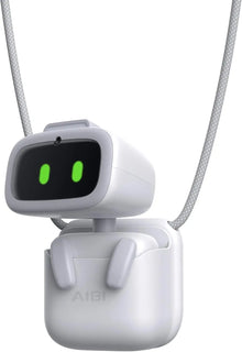 (PRE ORDER!) Aibi Pocket Pet - Wearable Robot | ChatGPT Powered AI Companion with Voice Commands, Emotional Interaction, Singing & Dancing | Magnetically Attaches to Anywhere | Ultra Portable The Wonders Mart Trading™