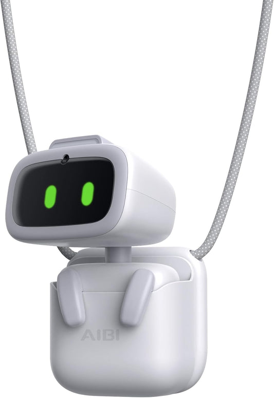 (PRE ORDER!) Aibi Pocket Pet - Wearable Robot | ChatGPT Powered AI Companion with Voice Commands, Emotional Interaction, Singing & Dancing | Magnetically Attaches to Anywhere | Ultra Portable