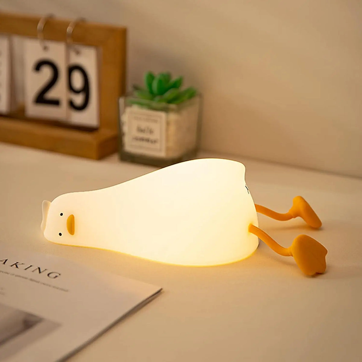 
Kids Night Light 3 Light Modes, Dimmable with Timer, Touch Control, Silicone, USB Rechargeable. The Wonder Mart
