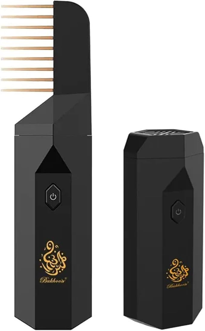 Bakhoor USB Rechargeable Comb Electric Luxury ,Incense Burner Portable Incense Burner Hair