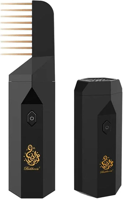 Bakhoor USB Rechargeable Comb Electric Luxury ,Incense Burner Portable Incense Burner Hair