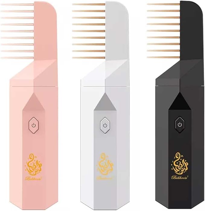 Bakhoor USB Rechargeable Comb Electric Luxury ,Incense Burner Portable Incense Burner Hair