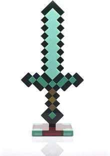 Minecraft-Inspired Diamond Sword LED Desk Lamp – USB Gaming Room Night Light The Wonders Mart Trading™