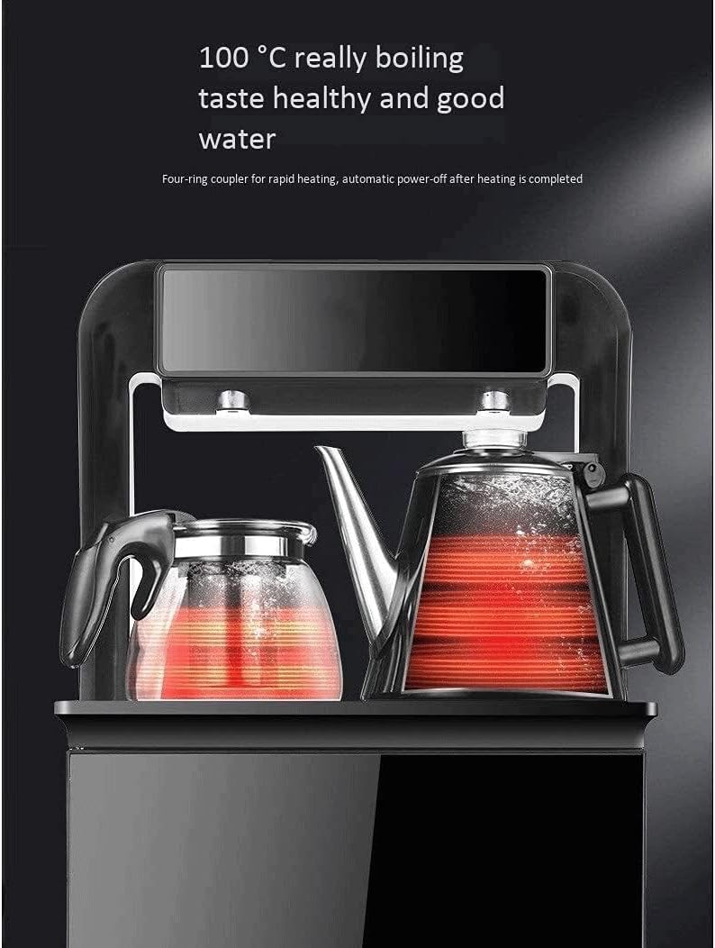 DENX Tea Bar Machine – 1350W Fast Boil Electric Hot Water Dispenser, Multi-Stage Temperature Control (50°C–100°C), Borosilicate Kettle, Desktop Tea & Coffee Station for Home/Office