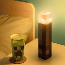Minecraft-Inspired Pixel Torch LED Lamp – Gaming Room Night Light with Flicker Mode The Wonders Mart Trading™