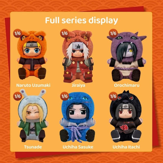 TopToy and Eaki - Naruto Shippuden × Cute Beasts Sitting Party Series 2 Blind Box (Single)