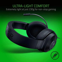 Razer Kraken X Lite Ultralight Gaming Headset: 7.1 Surround Sound - Lightweight Aluminum Frame - Bendable Cardioid Microphone - for PC, PS4, PS5, Switch, Xbox One, Xbox Series X & S, Mobile - Black The Wonders Mart Trading™