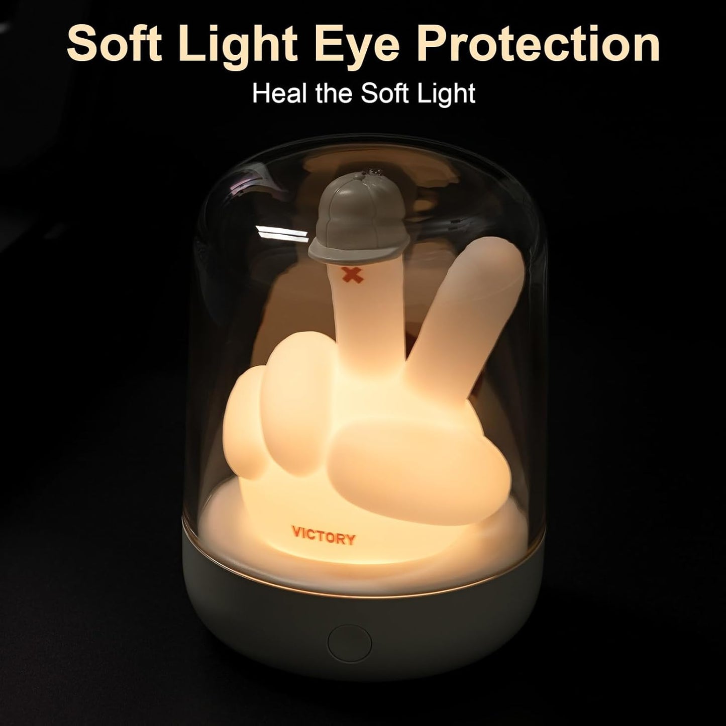 Kids Night Light 3 Light Modes, Dimmable with Timer, Touch Control, Silicone, USB Rechargeable. The Wonder Mart