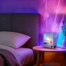 Aurora Box S10 Bluetooth Speaker Night Light – 7 Color LED Projector with White Noise & Touch Control The Wonders Mart Trading™