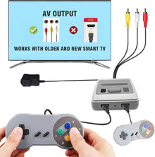 Retro Game Console (New 620l), Classic Video Game Console, Built-in 620 in 1 Classic Video Games- AV Output and Play with 2 Controllers for Kids and Adults The Wonder Mart