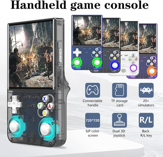 R36 Ultra Retro Handheld Console – 64Gb | 18,000+ Games | 4.0" IPS Screen | Linux System | Portable Arcade Gaming