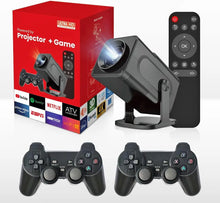 HY320 Mini Andorid Portable Projector with Gaming Console 2 in 1 Gaming Projector 1080P Smart Projector FHD 4K Supported  with WiFi 6, Home Theater Outdoor Video Projector The Wonder Mart