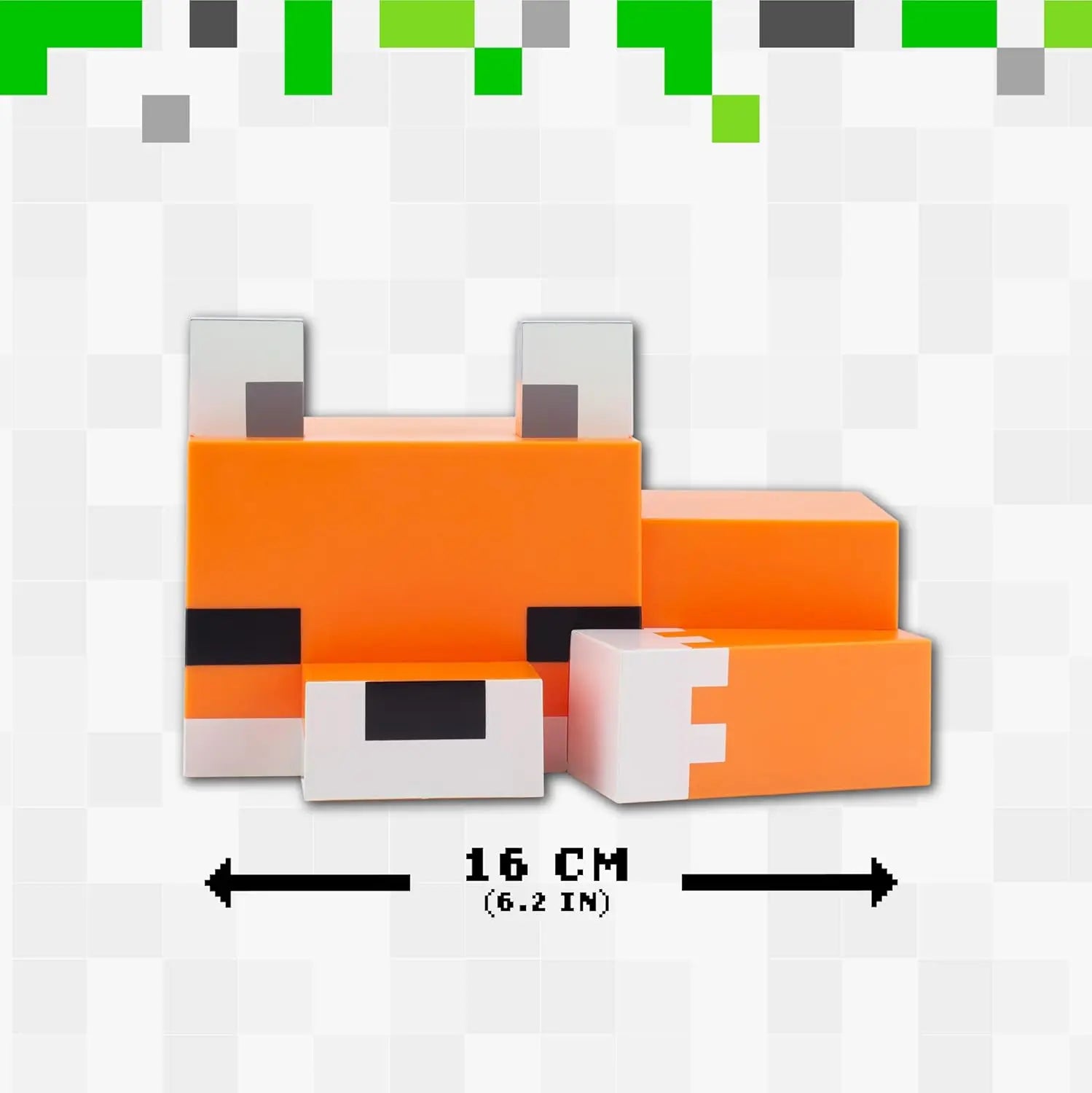 Paladone Minecraft Fox Light – Pixel Baby Fox LED Night Light Gaming Room Decor The Wonders Mart Trading™