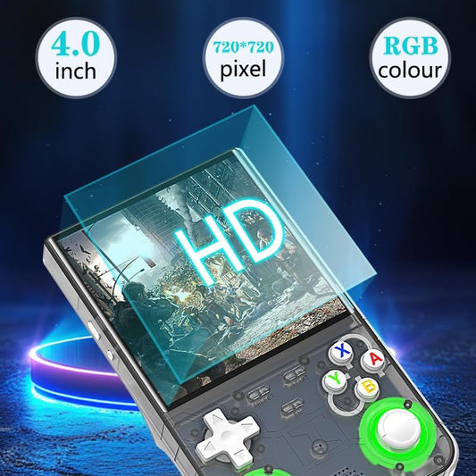 R36 Ultra Retro Handheld Console – 64Gb | 18,000+ Games | 4.0" IPS Screen | Linux System | Portable Arcade Gaming