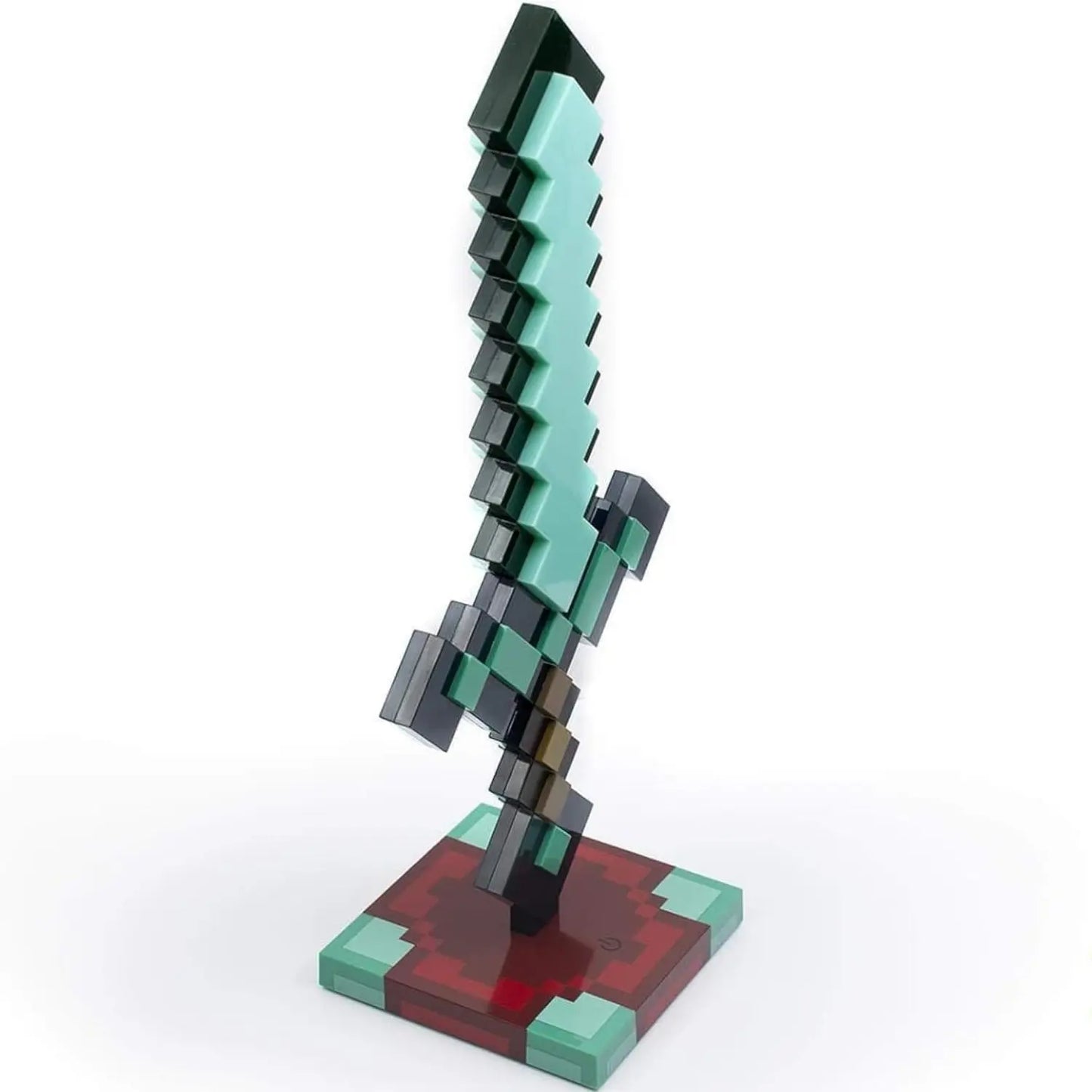 Minecraft-Inspired Diamond Sword LED Desk Lamp – USB Gaming Room Night Light The Wonders Mart Trading™