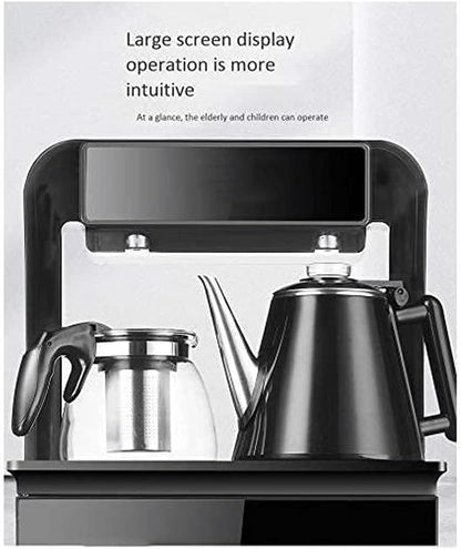 DENX Tea Bar Machine – 1350W Fast Boil Electric Hot Water Dispenser, Multi-Stage Temperature Control (50°C–100°C), Borosilicate Kettle, Desktop Tea & Coffee Station for Home/Office