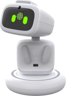 (PRE ORDER!) Aibi Pocket Pet - Wearable Robot | ChatGPT Powered AI Companion with Voice Commands, Emotional Interaction, Singing & Dancing | Magnetically Attaches to Anywhere | Ultra Portable The Wonders Mart Trading™