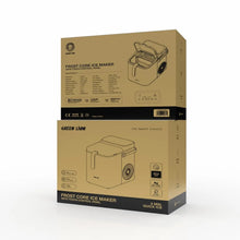 Green Lion Frost-Core Ice Maker Countertop, Portable Ice Machine with Self-Cleaning Function & Touch Control Panel, 12Kg/24H, Ideal for Home, Kitchen, Camping, RV, Office, Party - Cream White The Wonders Mart Trading™